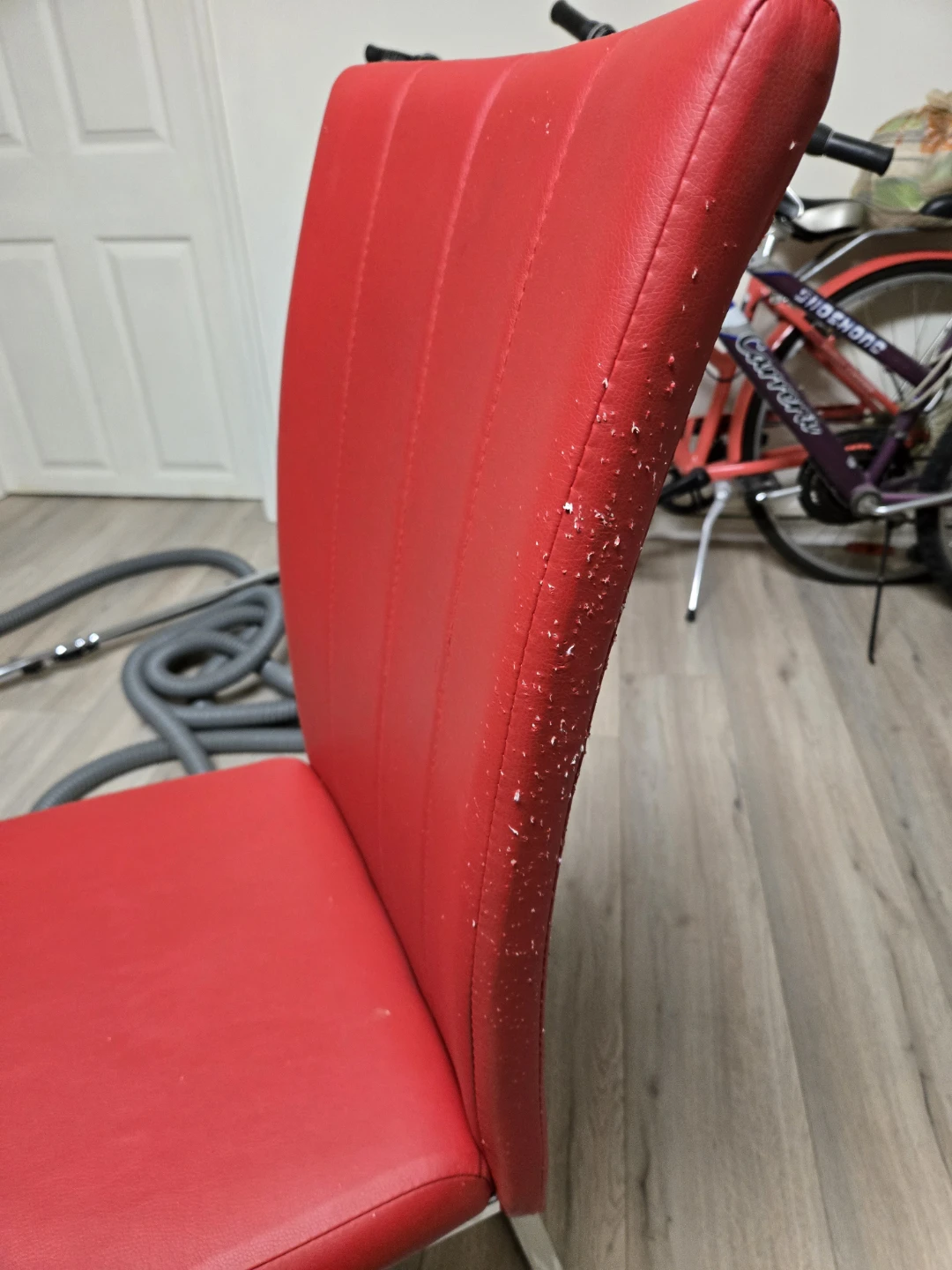 Set of 2 Red Dining Chair - photo 3