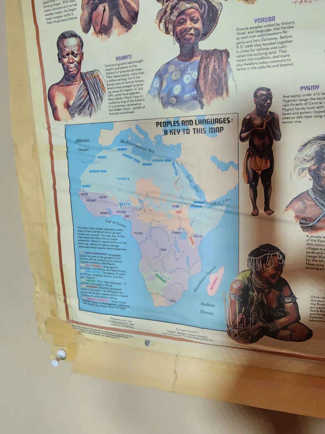 National Geographic Peoples of Africa Map - photo 3