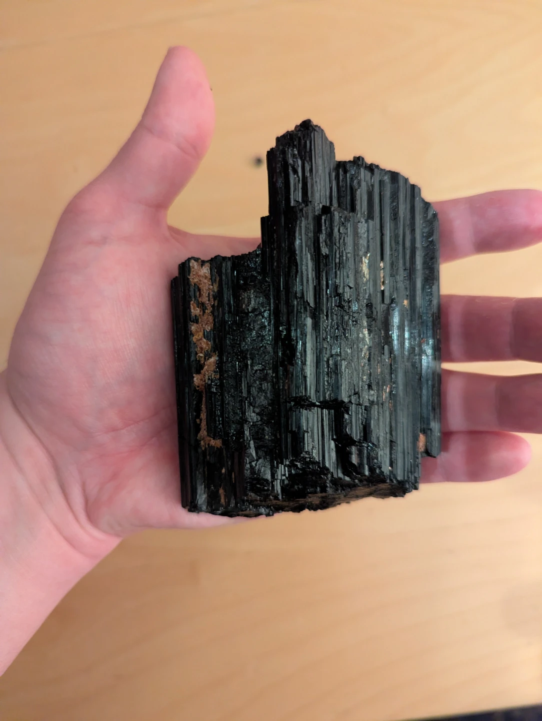 AA Grade Raw Black Tourmaline Crystal - photo 5