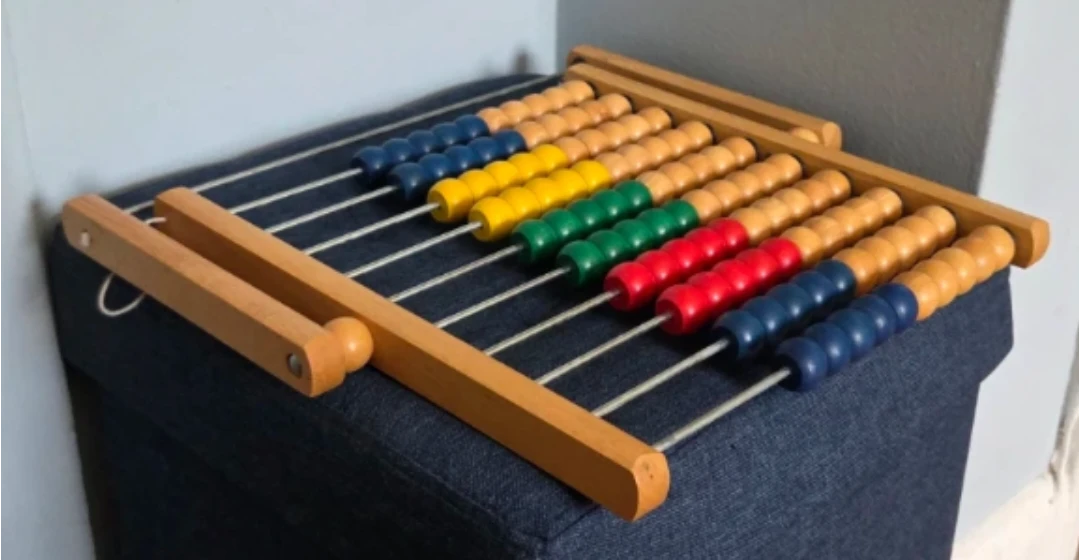 Wooden Abacus Counting Toy 🌱 - photo 3