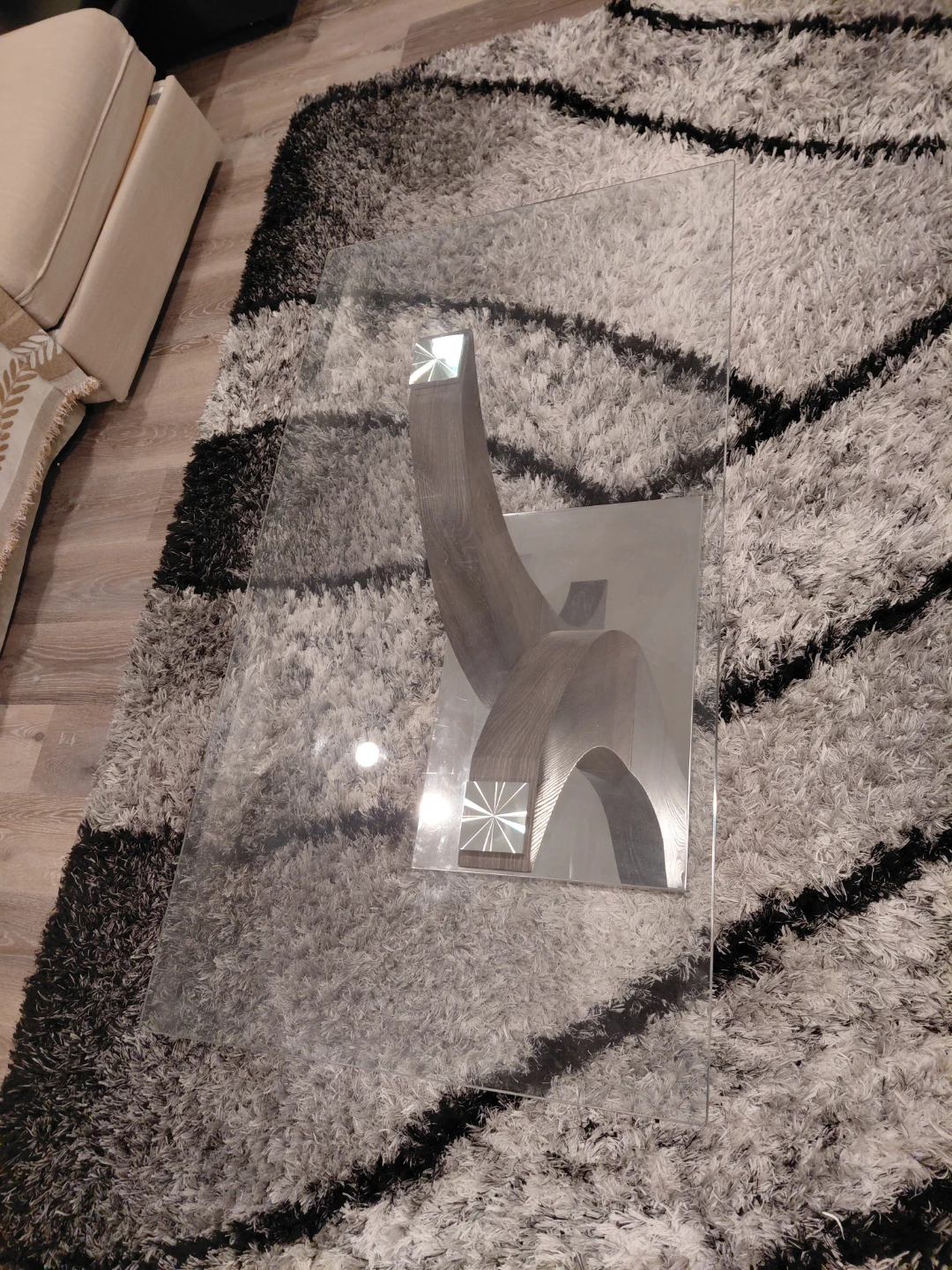 Modern Glass Coffee Table - photo 2