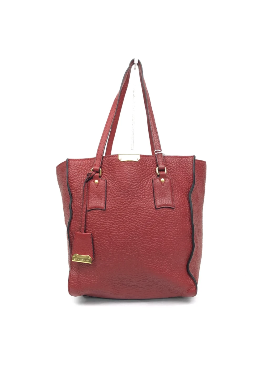 Burberry Red Leather Tote Bag - photo 3
