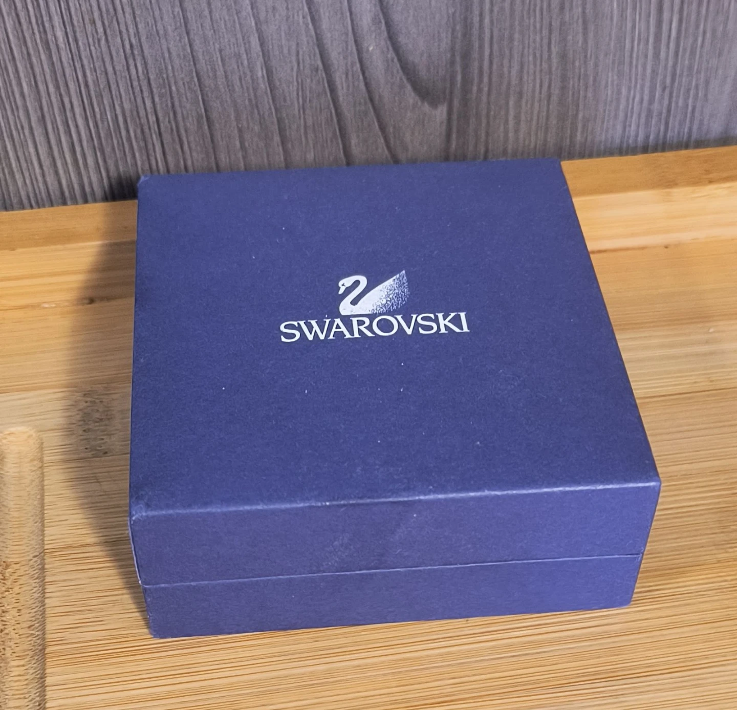 Swarovski Blue Crystal Galet Earrings