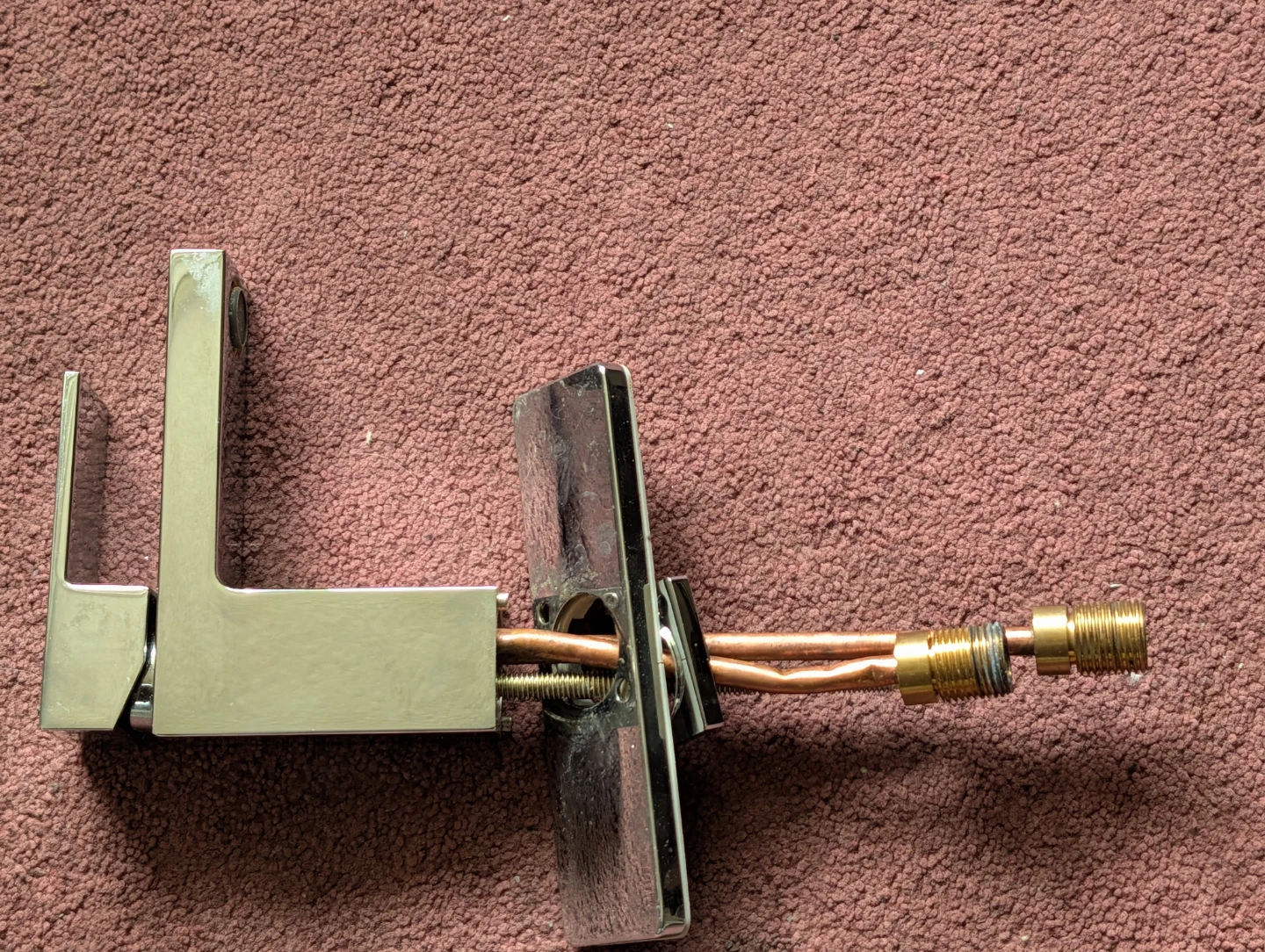 Chrome Faucet with Copper Hoses - photo 3