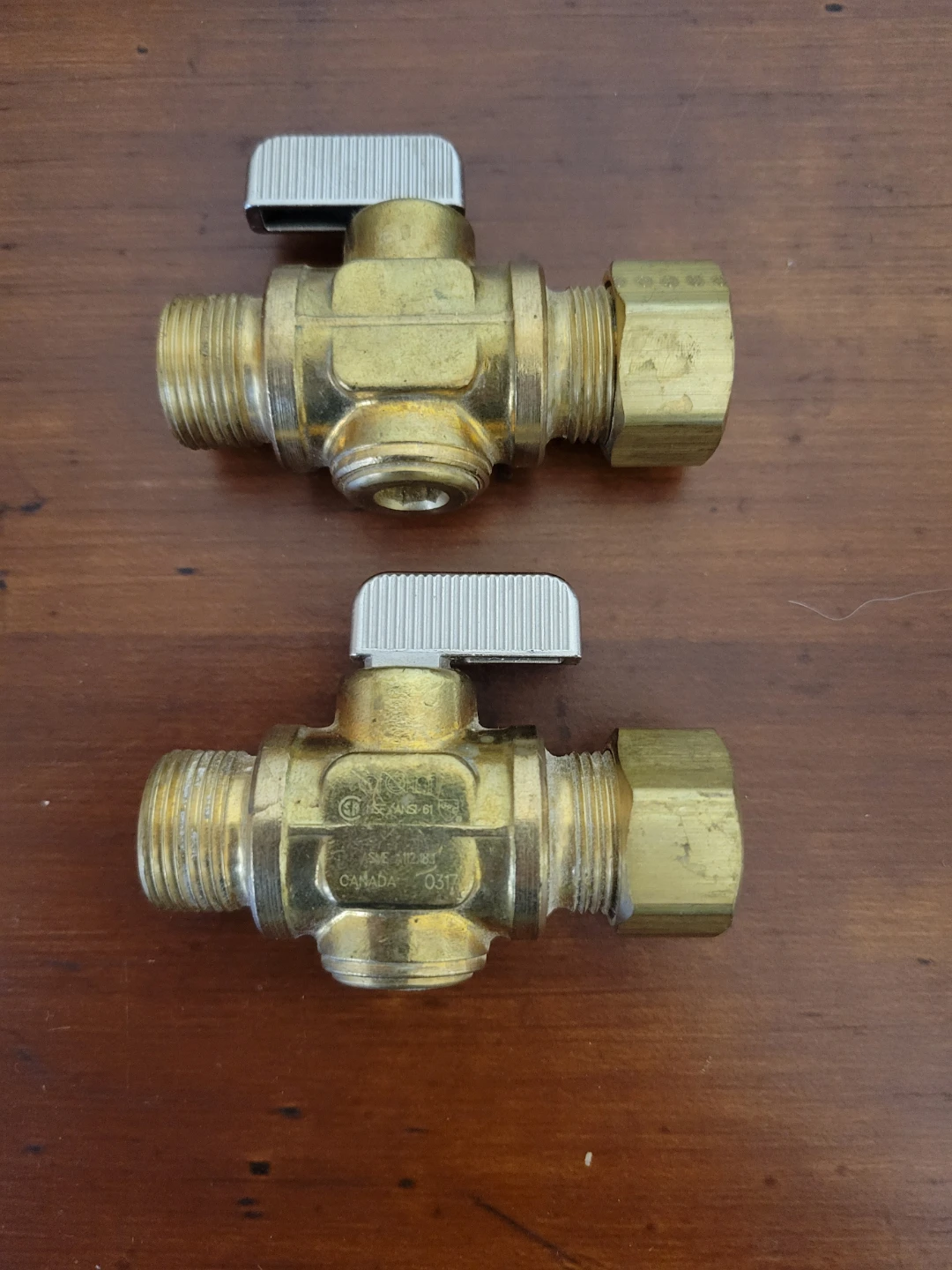 2x Brass Ball Valves - photo 2