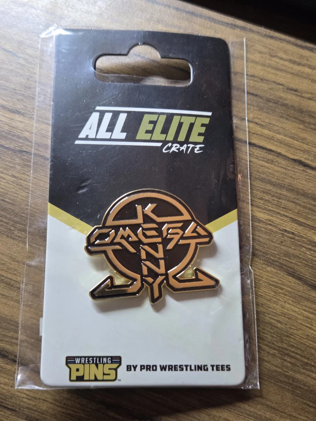 All Elite Crate Kenny Omega Pin