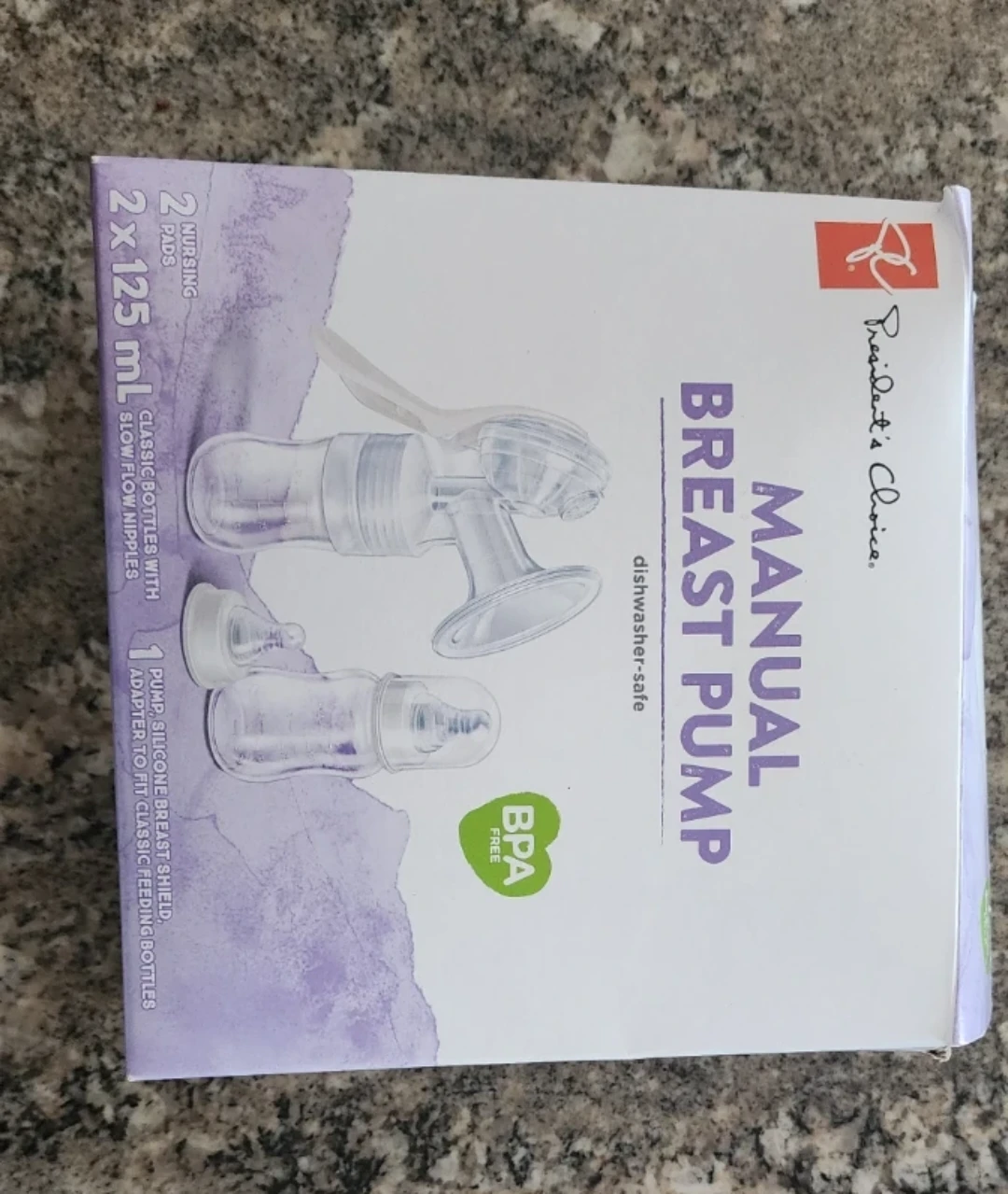President's Choice Manual Breast Pump with 2 x 125 mL Bottles - photo 2