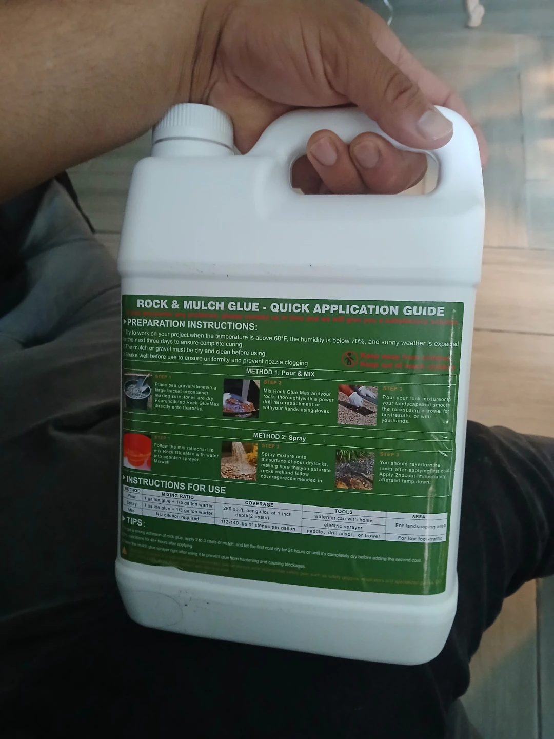 MOLYLY Rock Glue 1 Gallon - photo 4