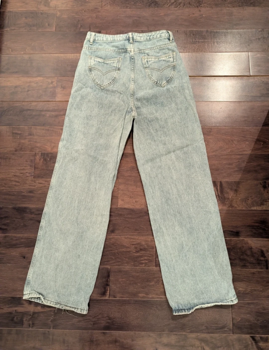DAZY Wide Leg Jeans with Cutout Detail - photo 4