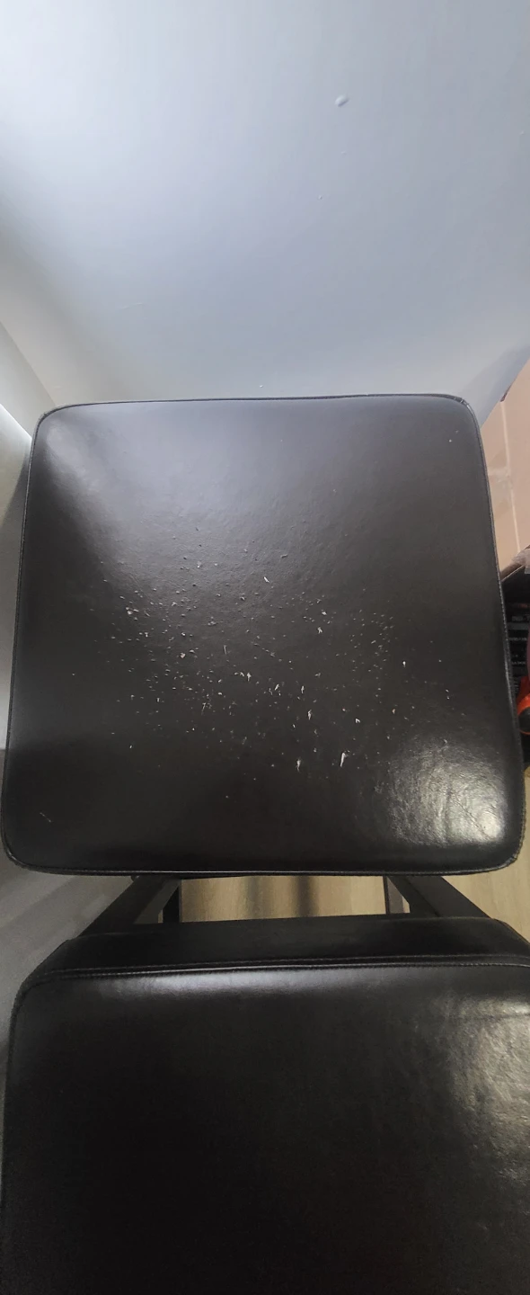 Dark Brown Faux Leather Bar Stools - photo 2