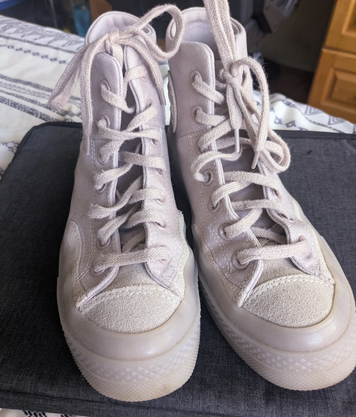 Converse Chuck 70 Marquis High Tops in 'Wonder Stone/Beige' - photo 2