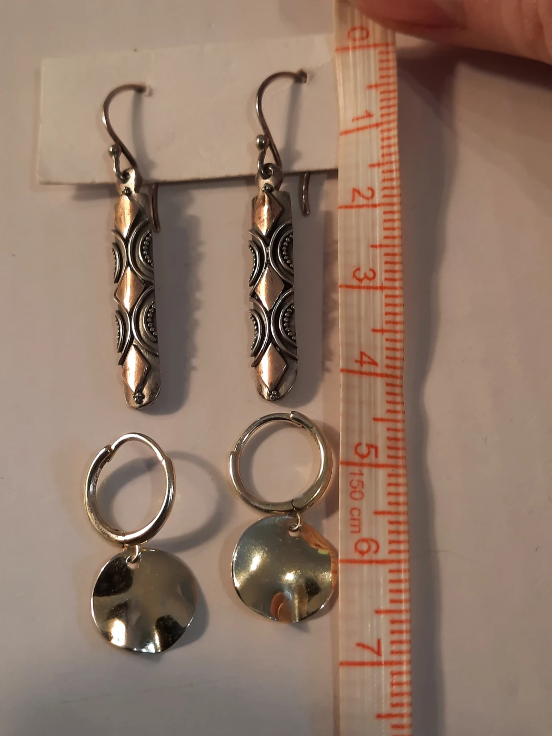 Gold overSterling Silver Dangle Earrings Set - photo 3