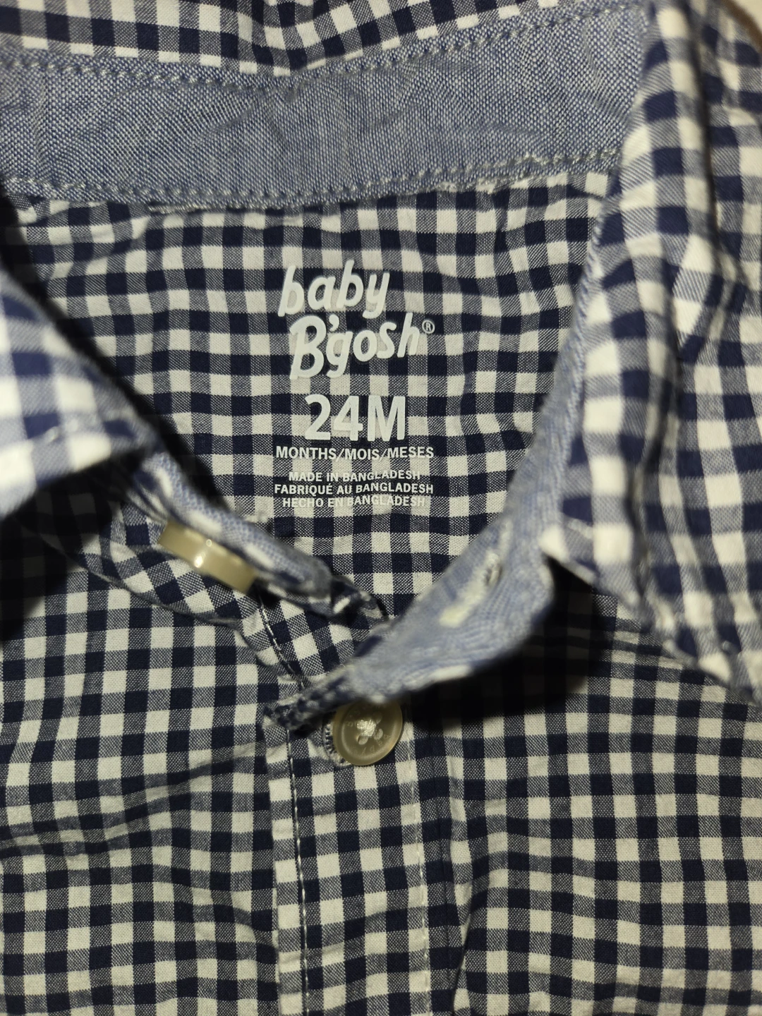 Carter's Gingham Onesie - photo 4