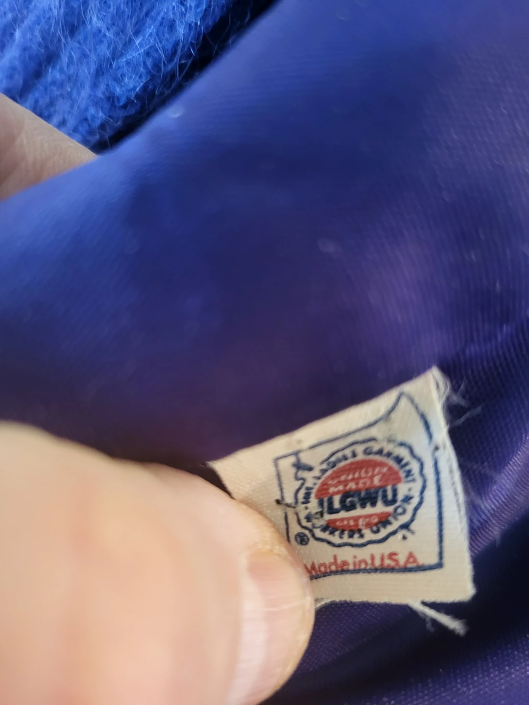 George David Fashions Purple Wool Blend Open Front Blazer - photo 4
