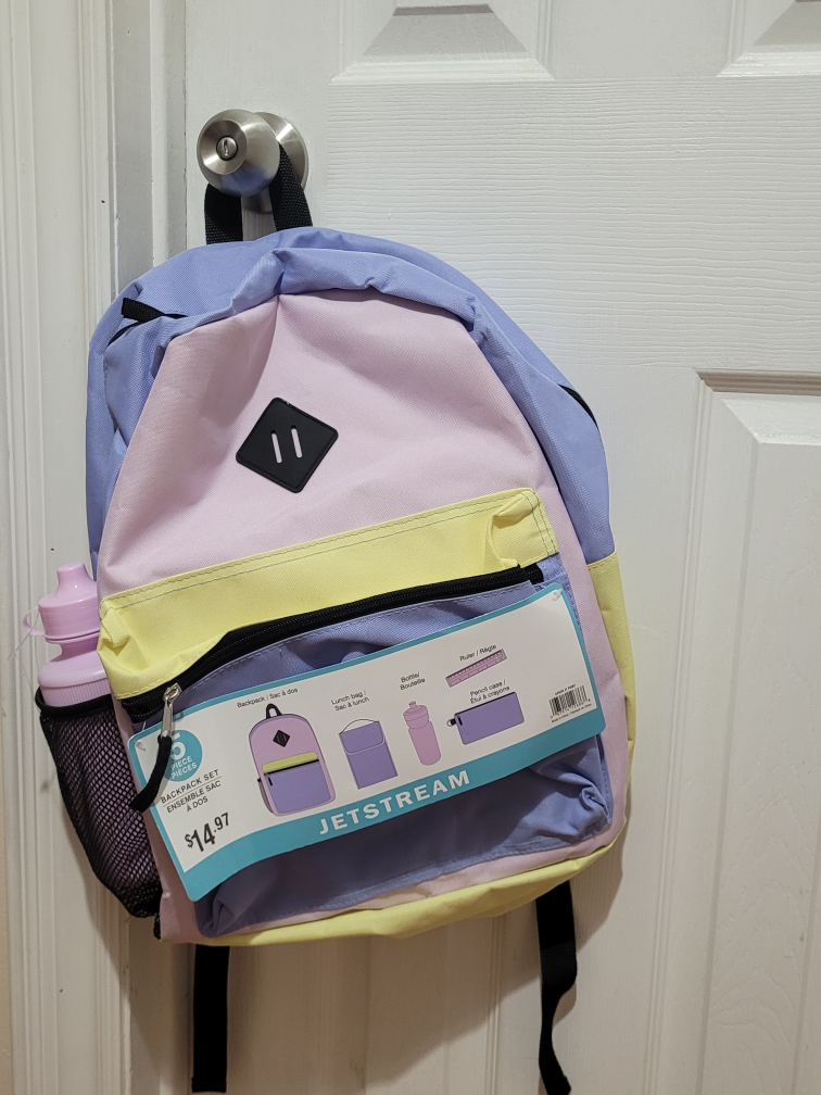 Jetstream 5 Piece Backpack Set with Lunch Bag and Bottle - photo 2