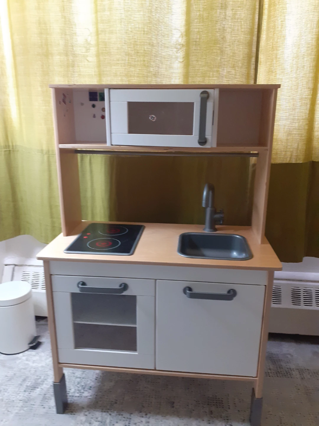 IKEA Wooden Play Kitchen with Sink and Stove - photo 2