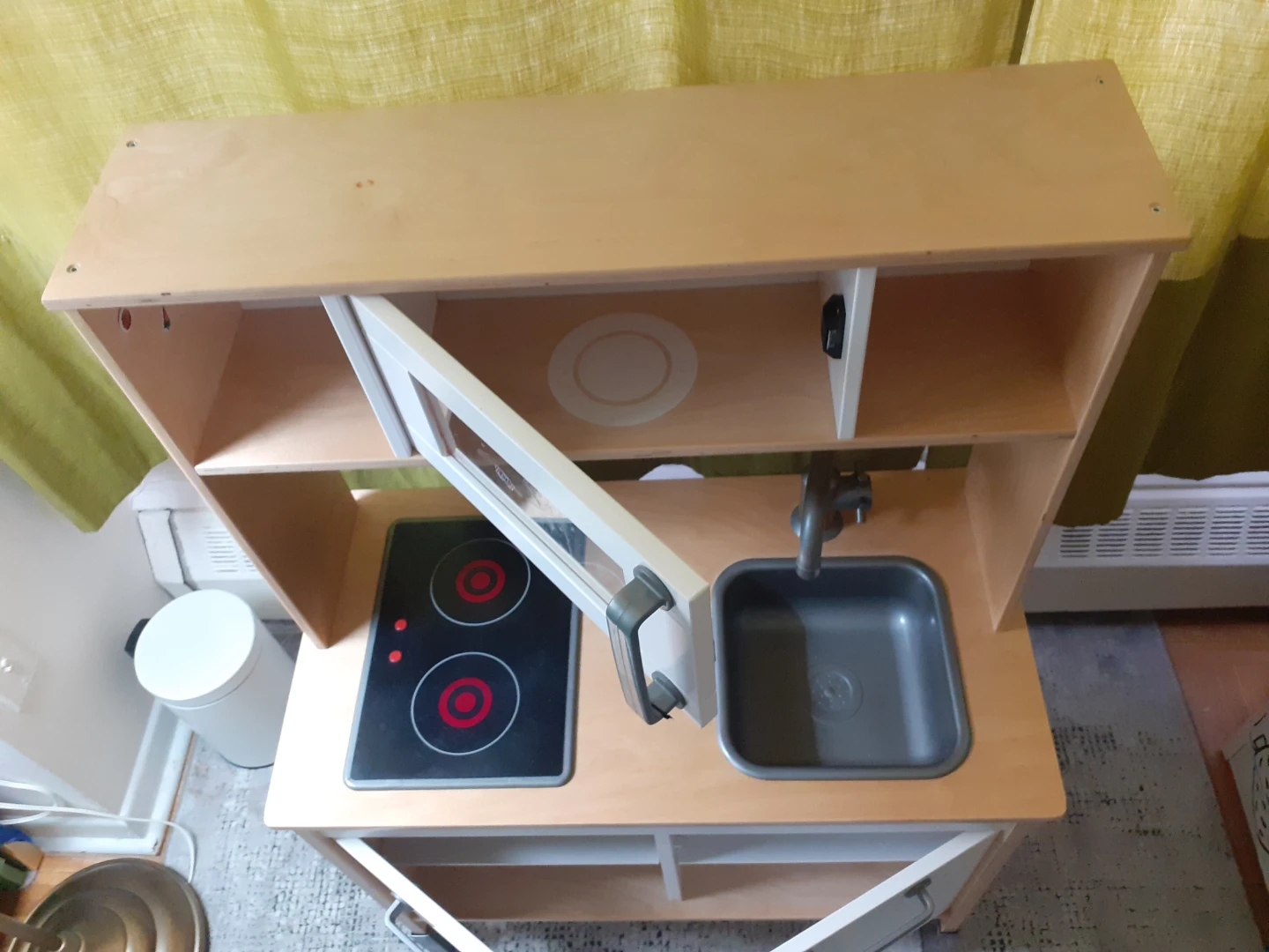IKEA Wooden Play Kitchen with Sink and Stove - photo 5