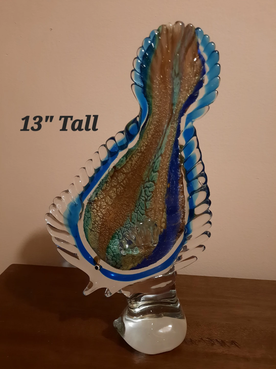 Large Hand blown Glass Figurine