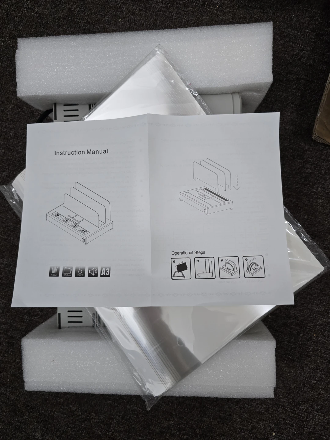 Hoqqf Thermal Binding Machine 500 Sheets Capacity A3 - photo 3