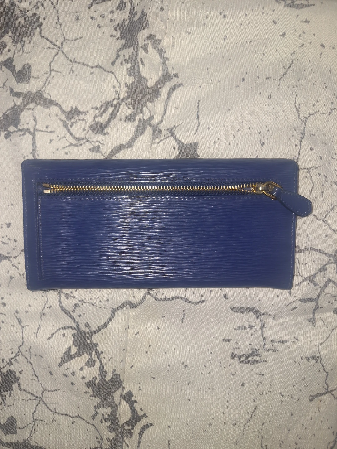 Prada Blue Leather Long Wallet - photo 2