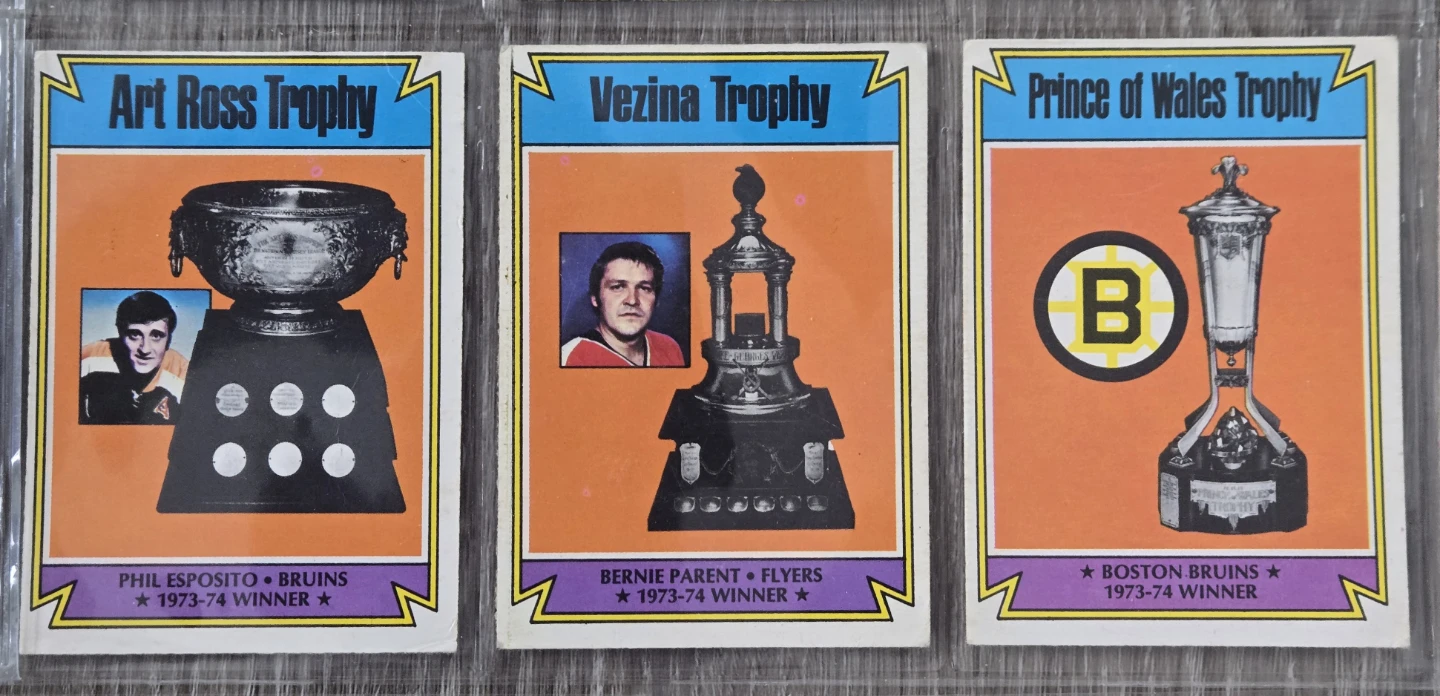 1970's O-Pee-Chee 41 Hockey Cards Lot, HOF, Inserts, Checklist - photo 3