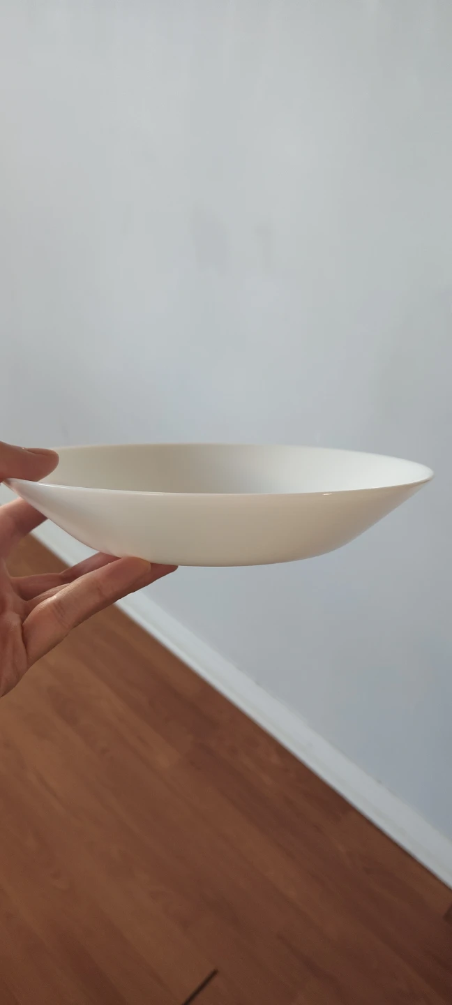 White bowl