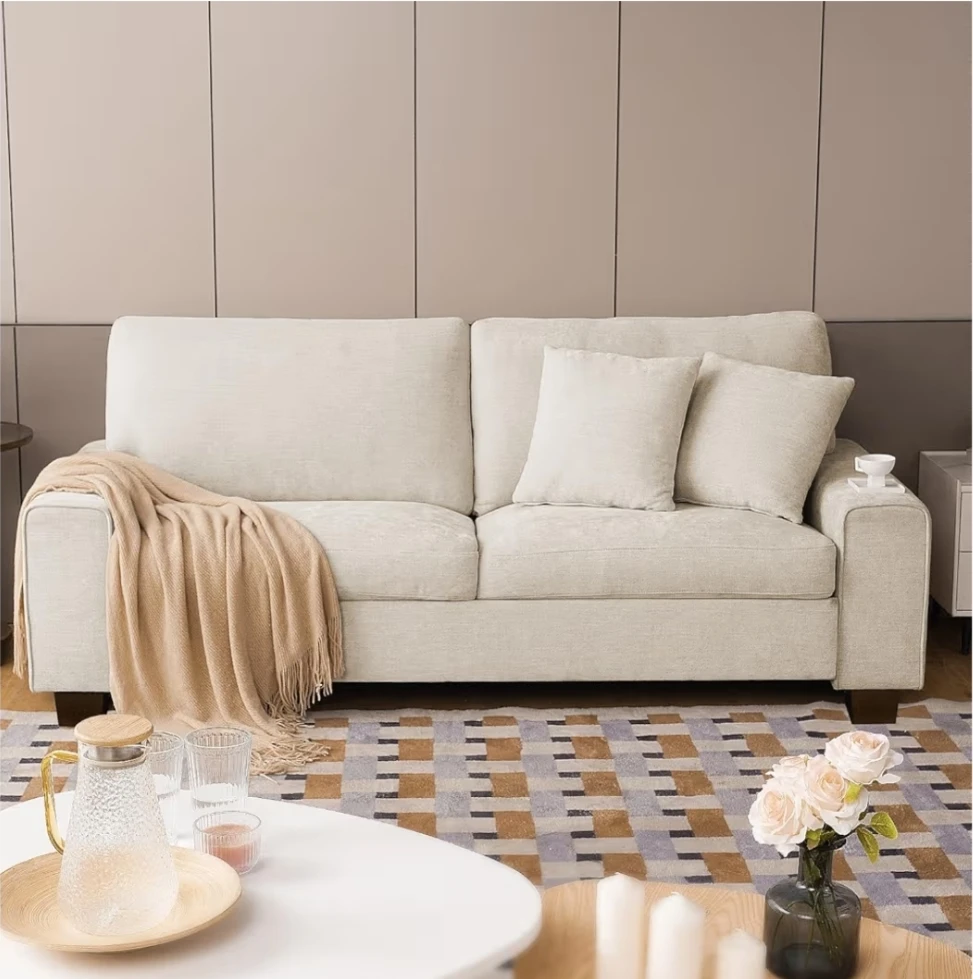 Beige 2-Seater sofar