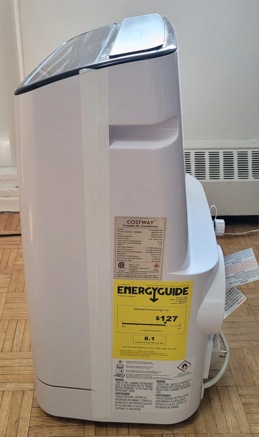 Costway 8000 BTU Portable Air Conditioner - photo 3