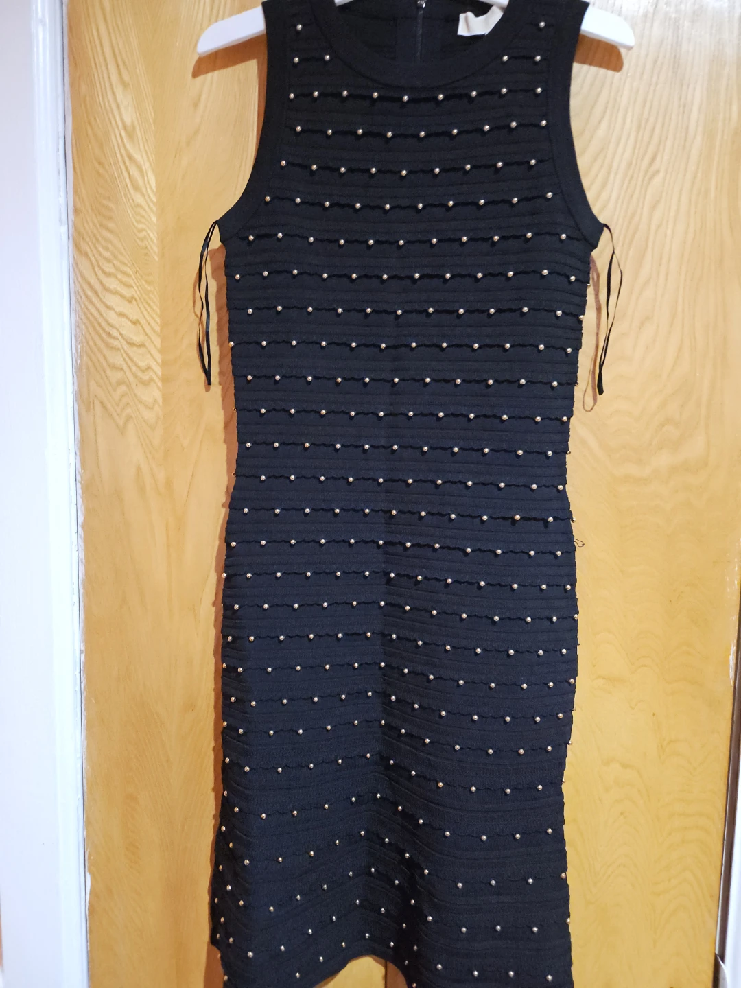 Michael Kors Black Studded Sheath Dress - XS - photo 2