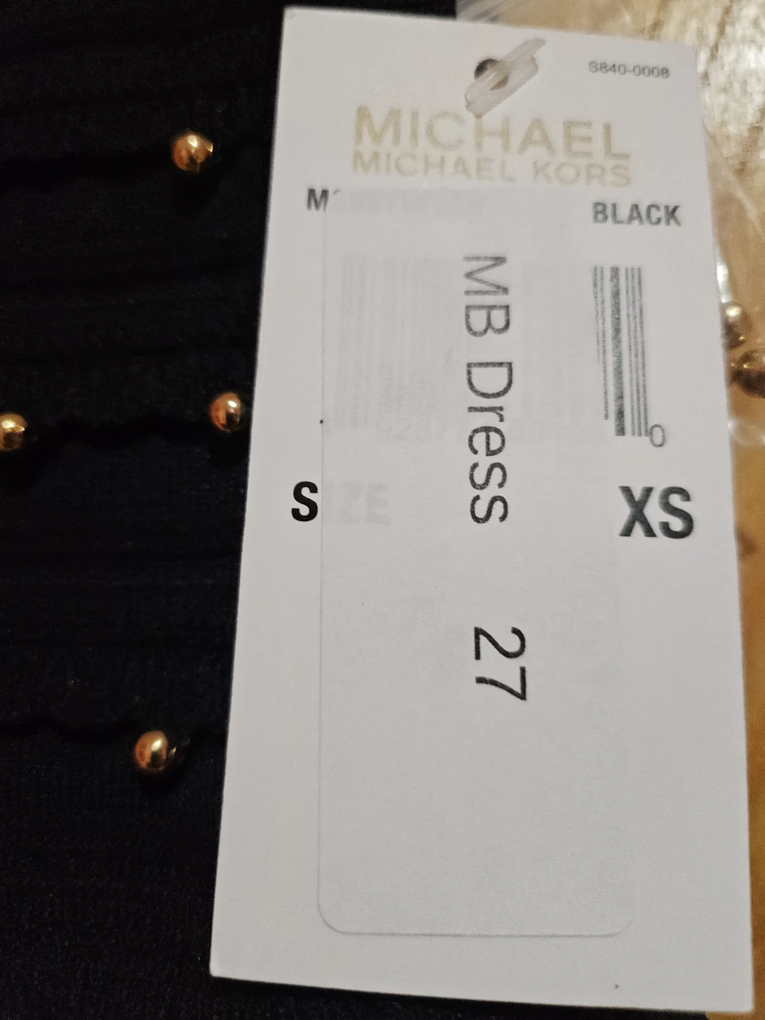 Michael Kors Black Studded Sheath Dress - XS - photo 5