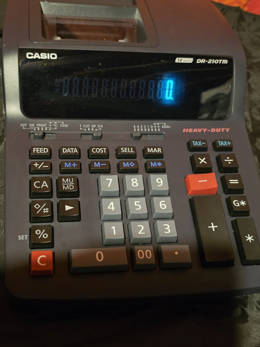 Casio DR-210TM Heavy-Duty Calculator with Printer - photo 2