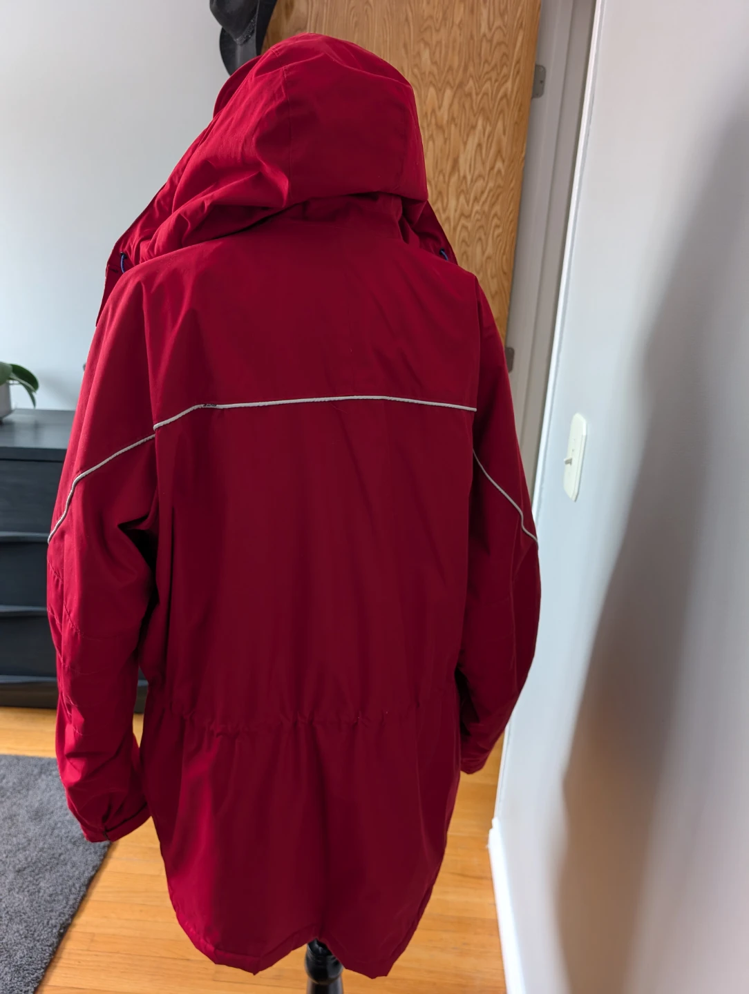 Men's Tommy Hilfiger Outerwear Red Parka Jacket Size M - photo 2