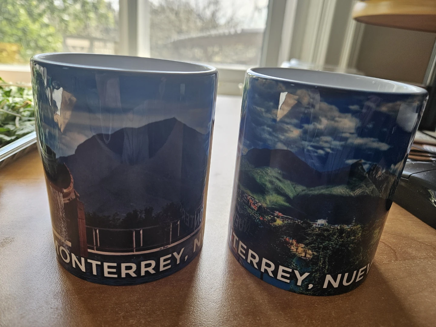 Set of 2 Monterrey, Nuevo Leon souvenir mugs