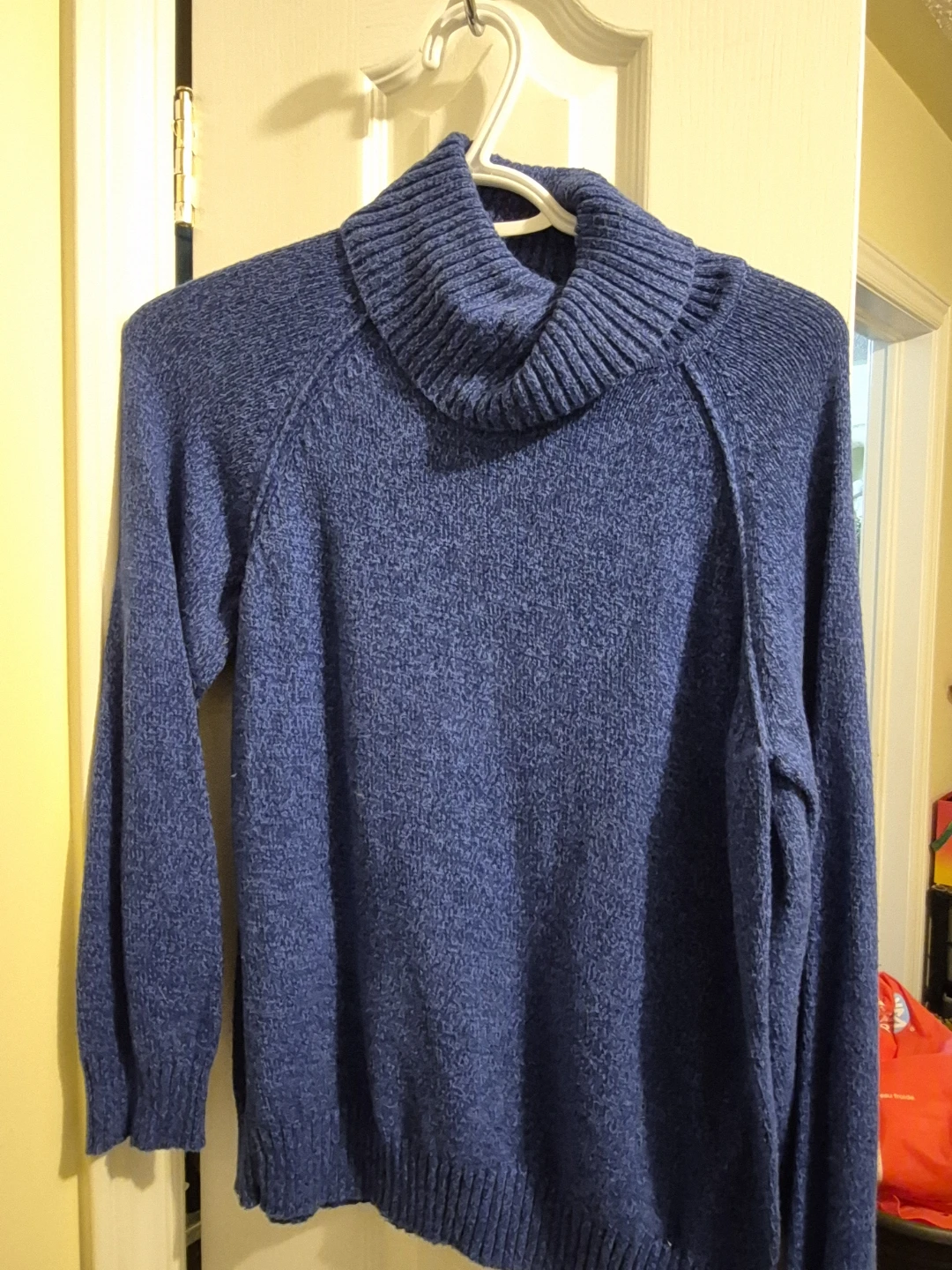 Karen Scott Petites Blue Knit Turtleneck Sweater PET/MED - photo 2