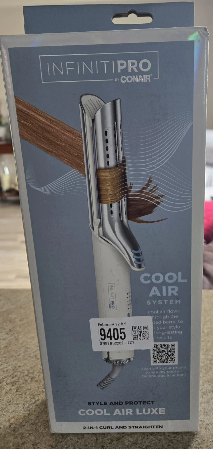 InfinitiPro by Conair Cool Air Luxe 2-in-1 Curl and Straighten - photo 3