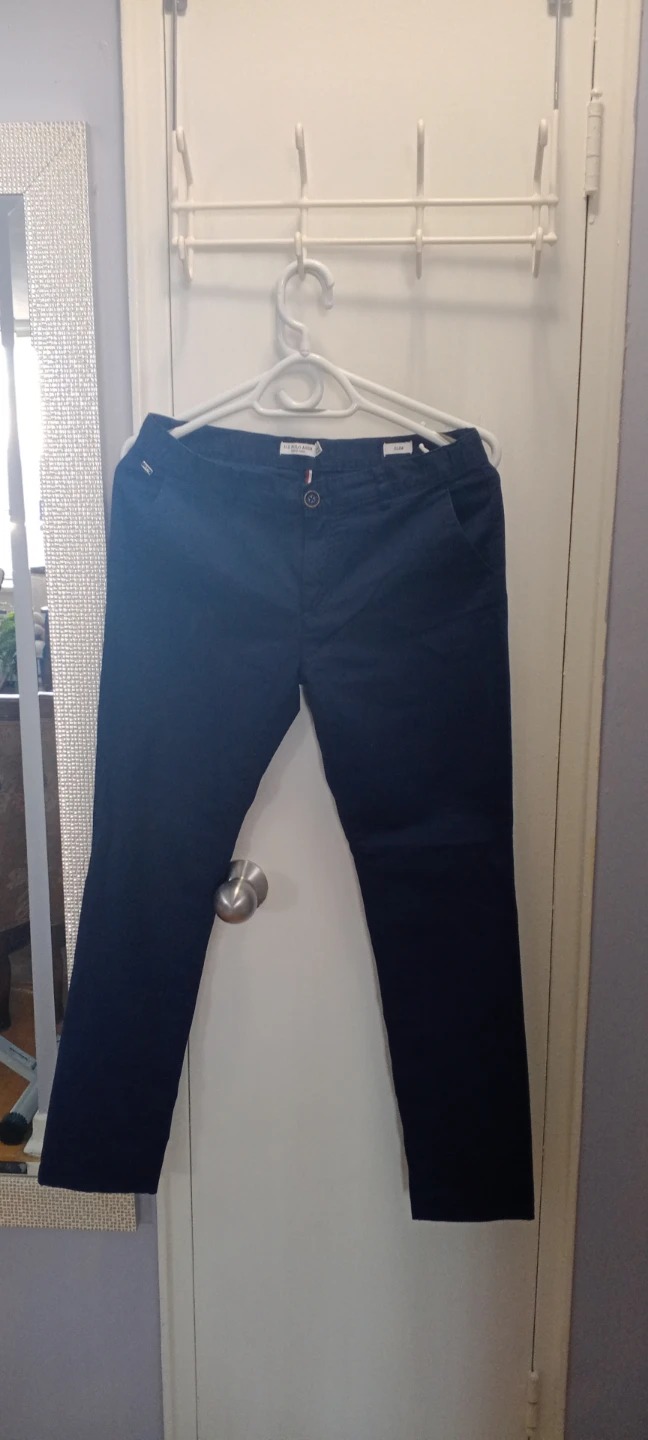 U.S. Polo Assn. Navy Slim Fit Pants - Boys Size 14