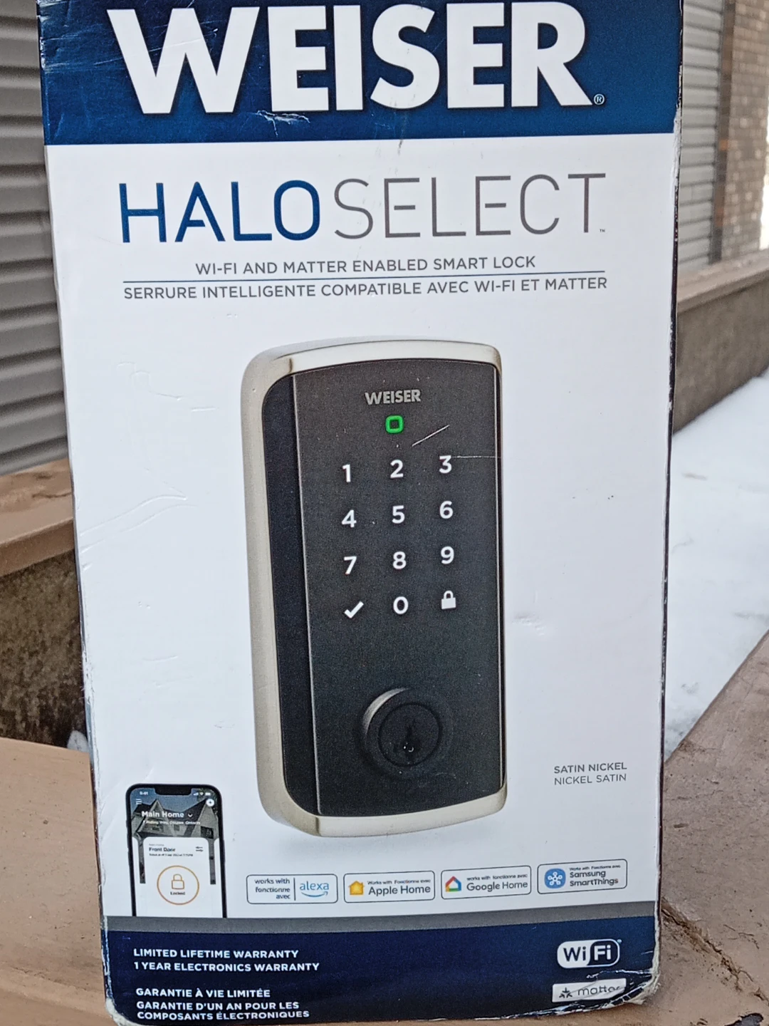Weiser Halo Select Wi-Fi Enabled Smart Lock - photo 2