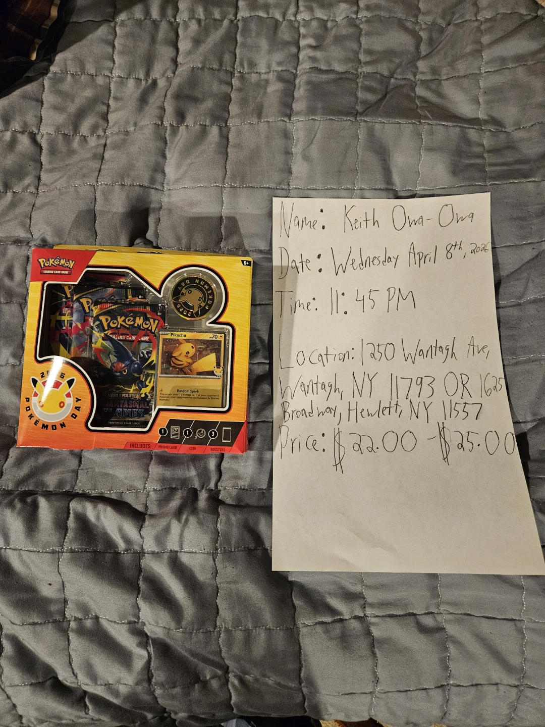 Pokemon Day 2026 Box ONLY SELLING IN LONG ISLAND