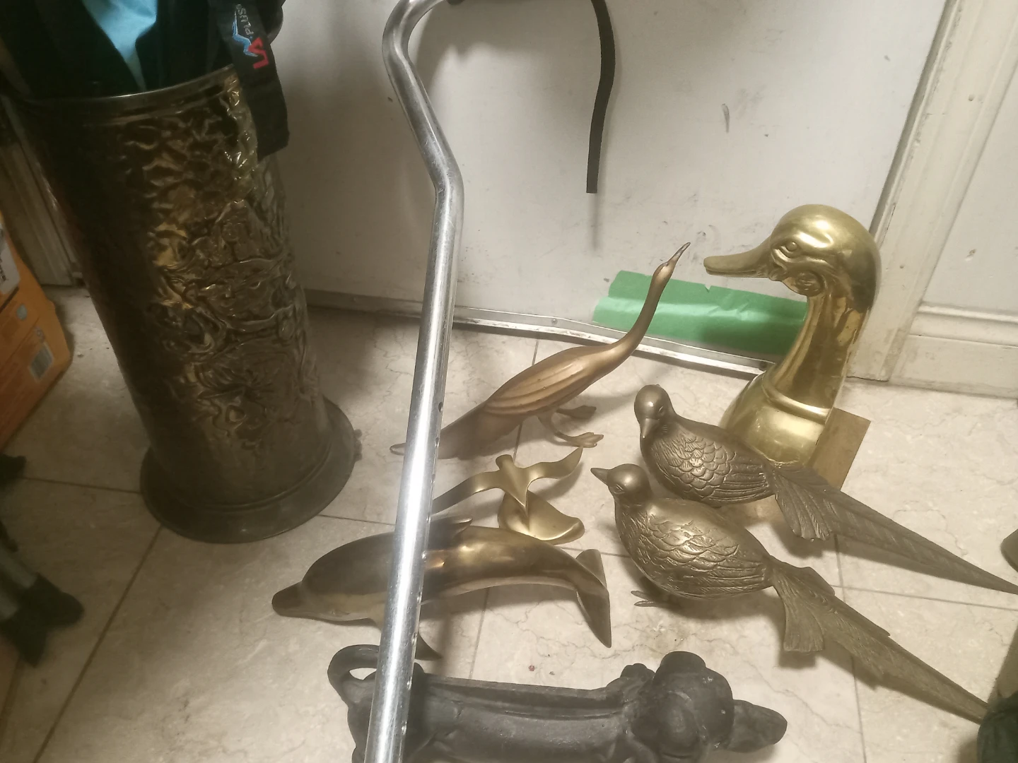 Collection of Brass Animal Figurines