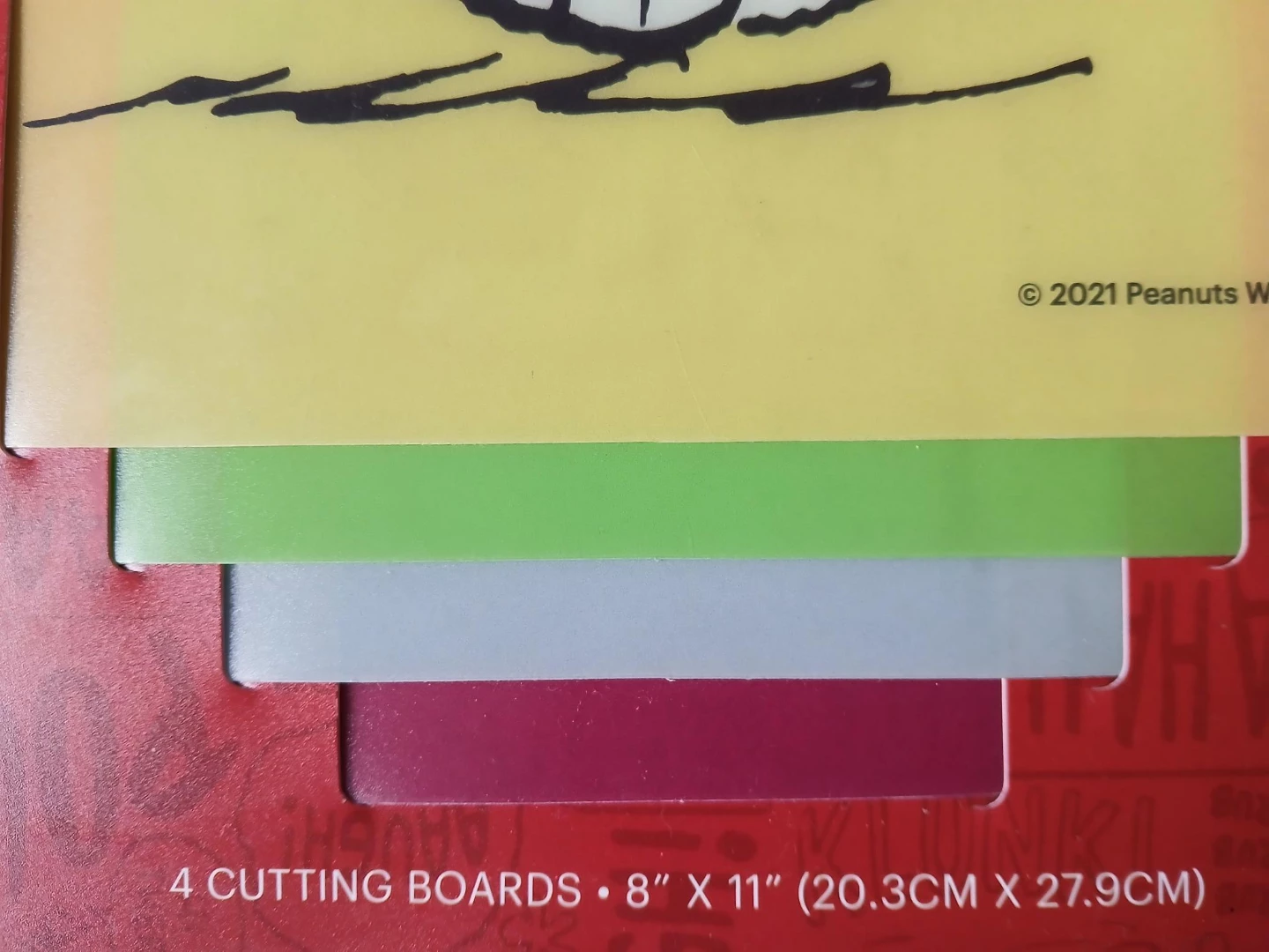 Peanuts Snoopy Flexible Cutting Boards - 4 Pack. - photo 2