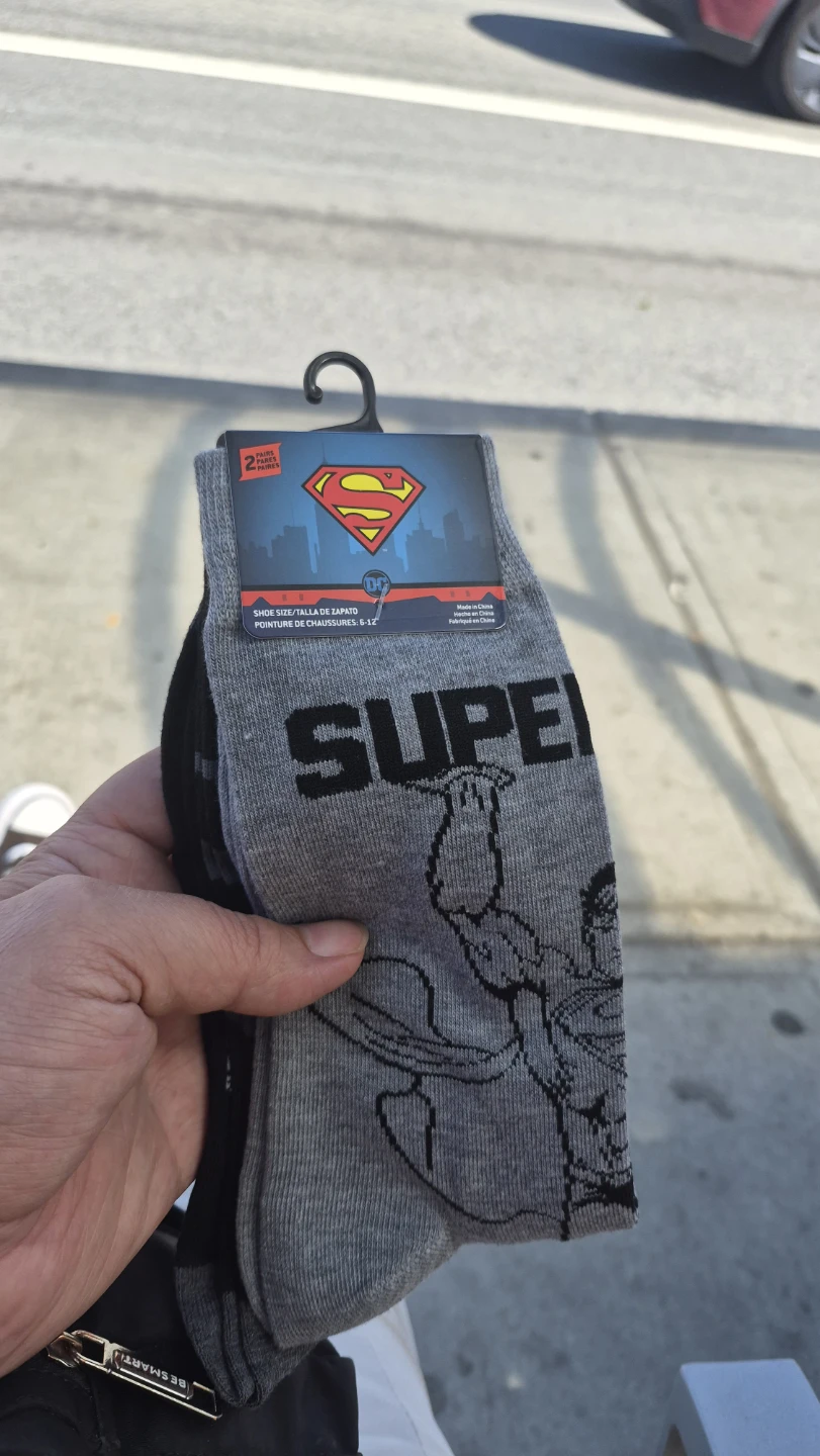 Superman 2 Pair Socks