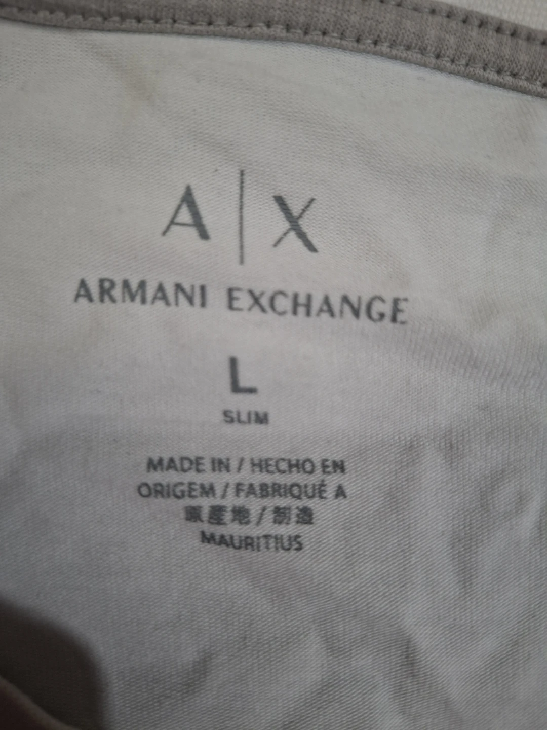 Armani Exchange White Graphic T-Shirt Size L - photo 2