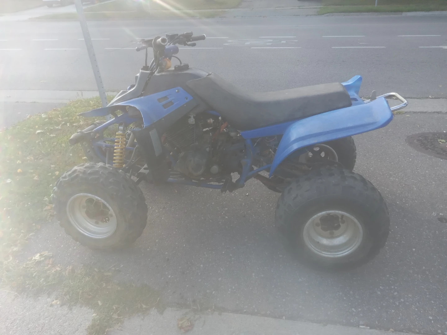 Blue Four Wheeler ATV - photo 4