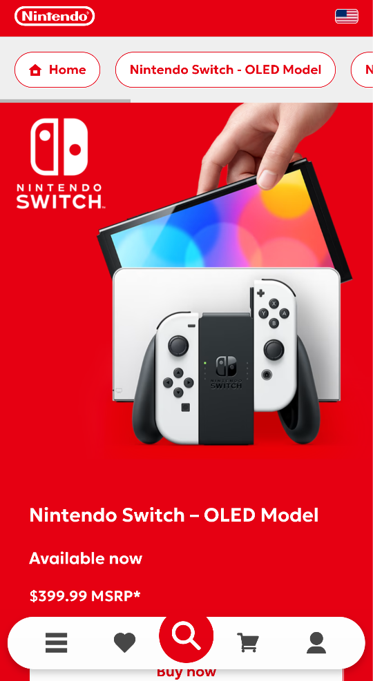 Nintendo Switch OLED System + Active Life Game - photo 2