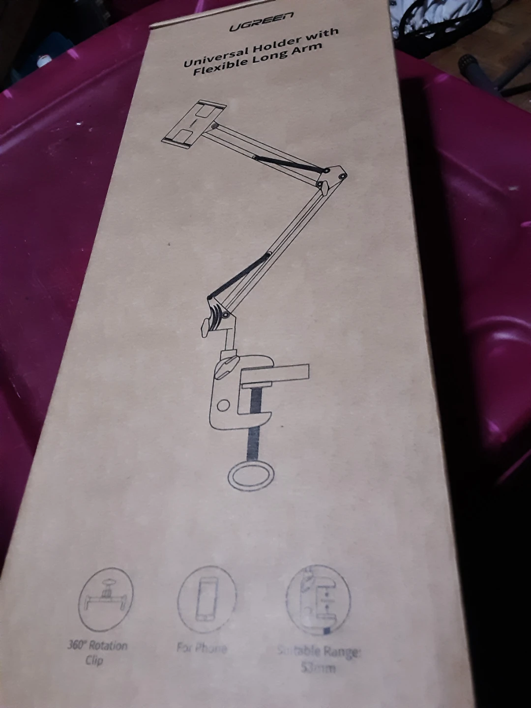 UGREEN Universal Holder with Flexible Long Arm - photo 3