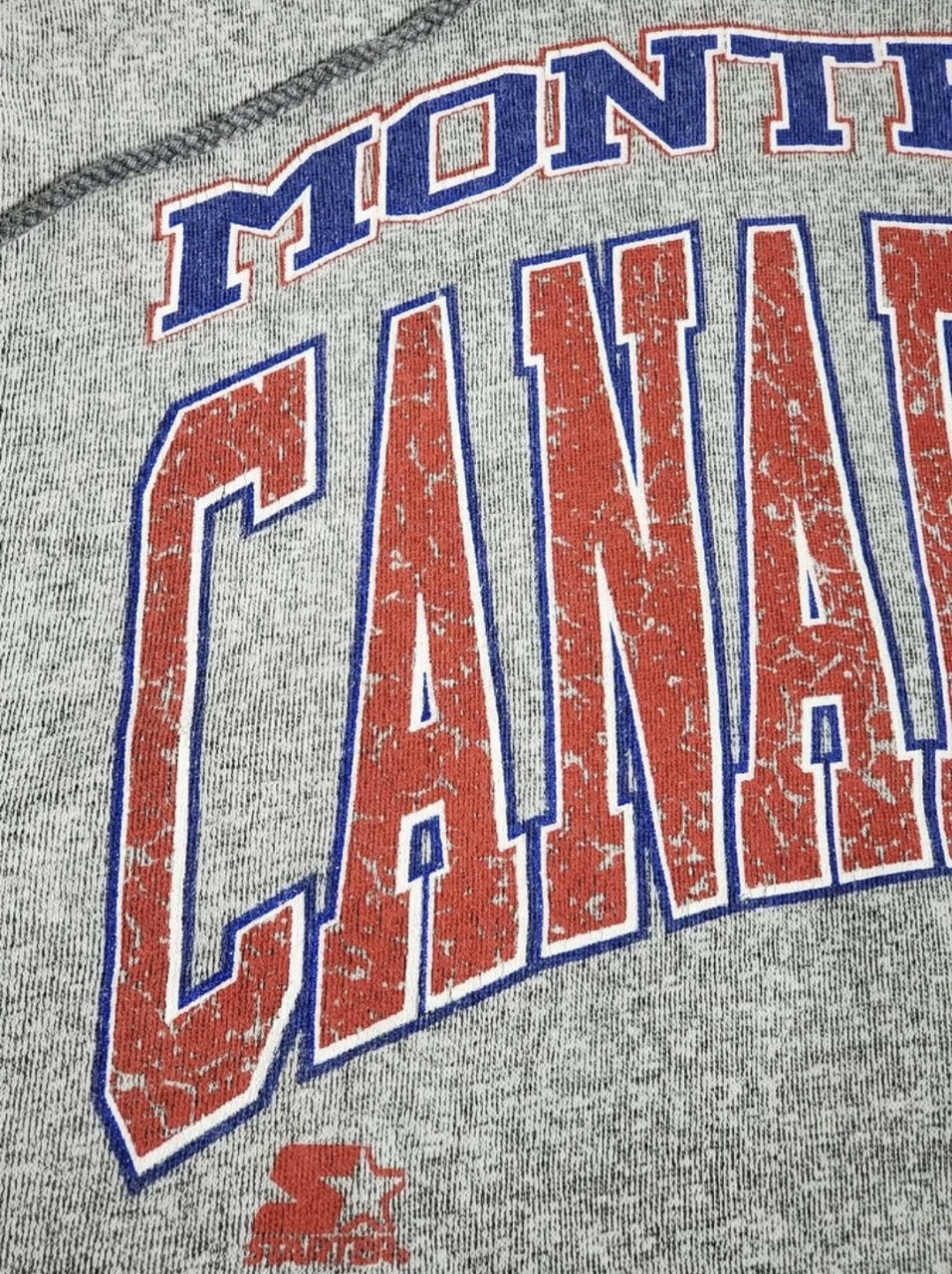 Vintage 1992 Montreal Canadiens starter hoodie mens Large - photo 5