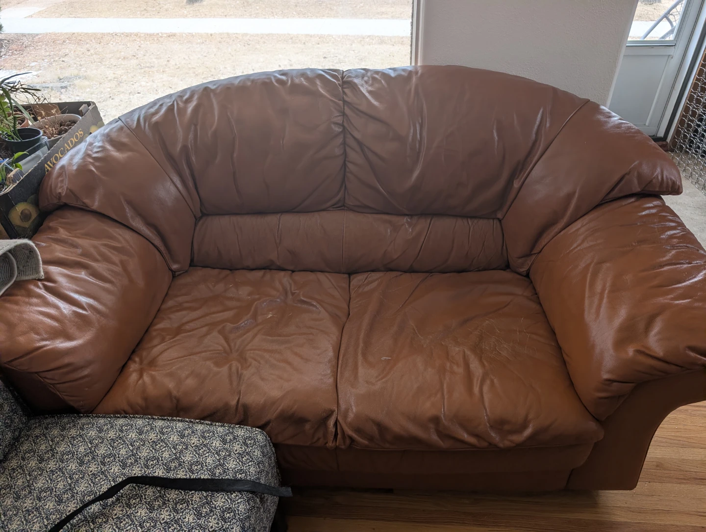 Tan Loveseat