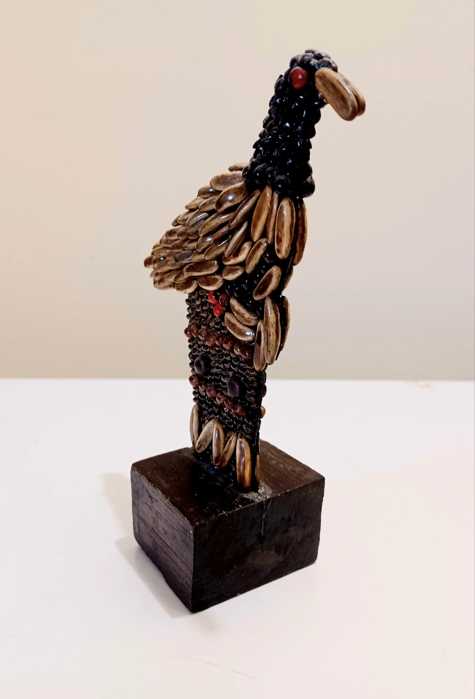 Vintage Seed Art Bird Figurine - photo 3