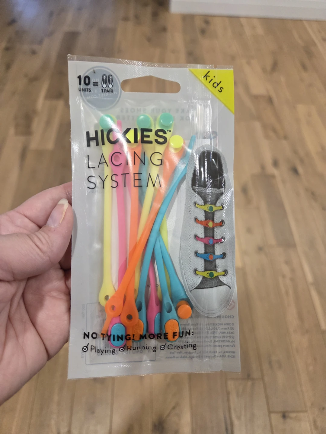 HICKIES Lacing System Kids Rainbow