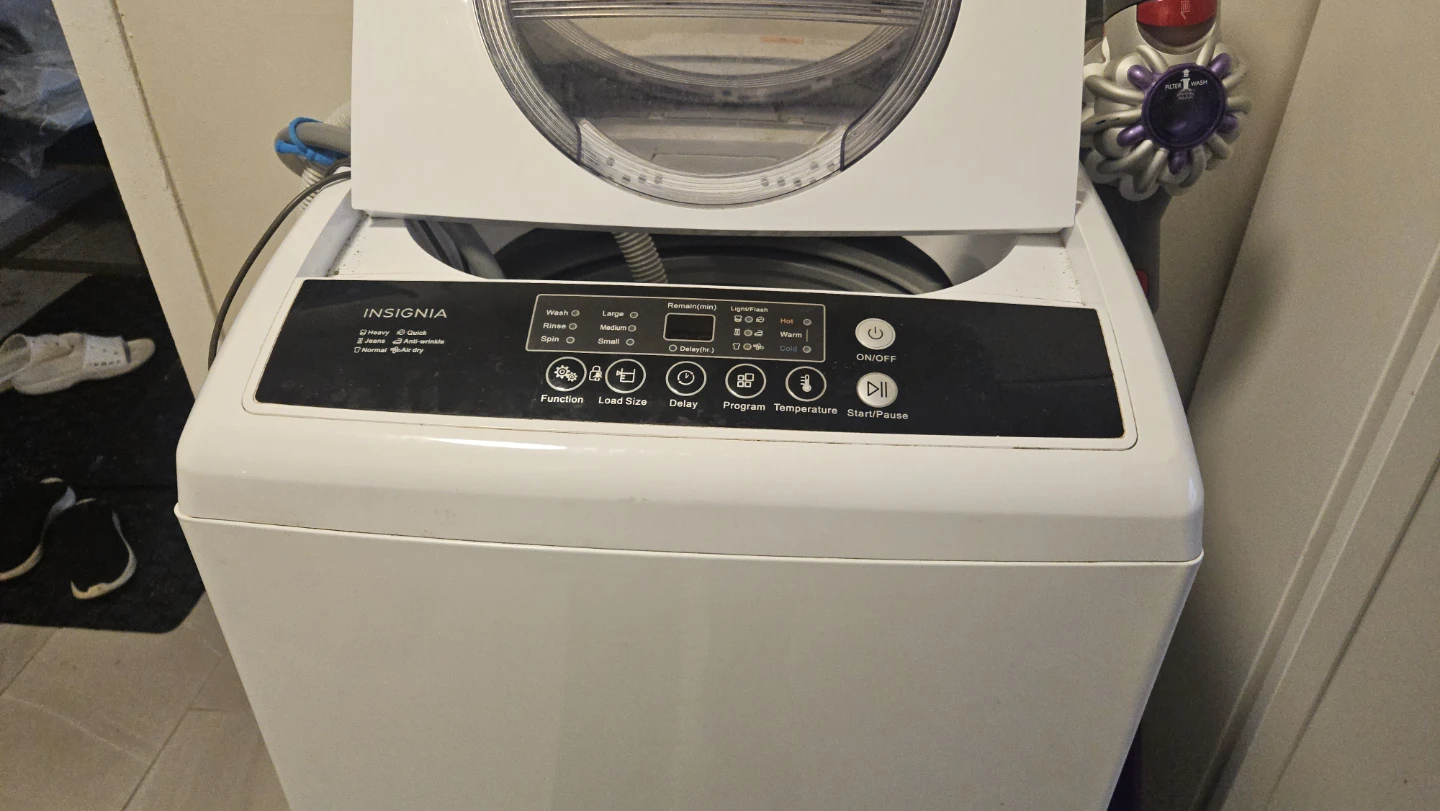 Insignia White Top Load Washing Machine - photo 2
